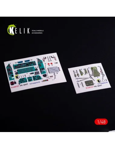 Mi-8MT - interior 3D decals for Trumpeter kit, 1/48 - Kelik K48137