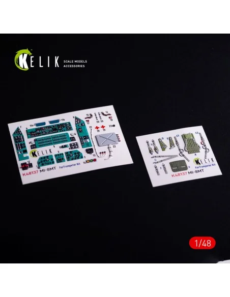 Mi-8MT - interior 3D decals for Trumpeter kit, 1/48 - Kelik K48137