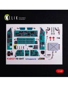 Mi-8MT - interior 3D decals for Trumpeter kit, 1/48 - Kelik K48137 2