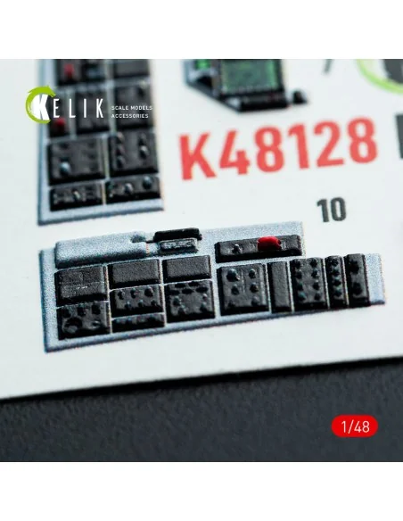 F-16F Block 60 - interior 3D decals for Hasegawa kit, 1/48 - Kelik ...