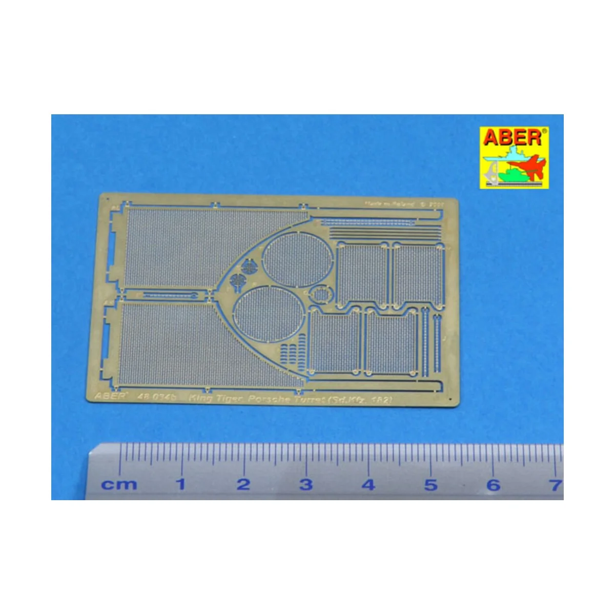 Grilles for King Tiger, 1/48 - Aber Models 48 A27 Grilles for King Tiger, 1/48 - Aber Models 48 A27