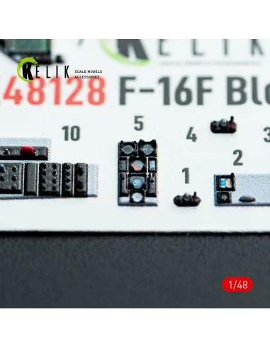 F-16F Block 60 - interior 3D decals for Hasegawa kit, 1/48 - Kelik ...