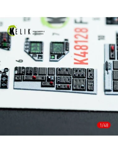 F-16F Block 60 - interior 3D decals for Hasegawa kit, 1/48 - Kelik ...