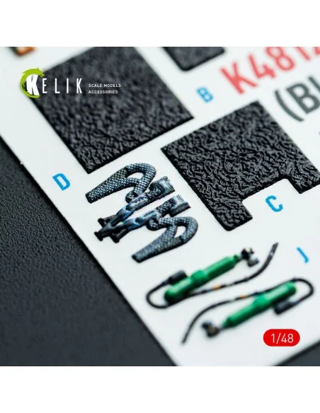 F-16F Block 60 - interior 3D decals for Hasegawa kit, 1/48 - Kelik ...