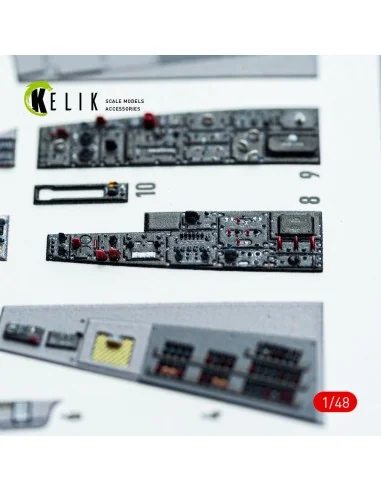F-106A Delta Dart - interior 3D decals for Trumpeter kit, 1/48 - Ke...