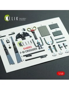 [NO_DESC] F-8J Crusader - interior 3D decals for Hasegawa kit, 1/48... 2