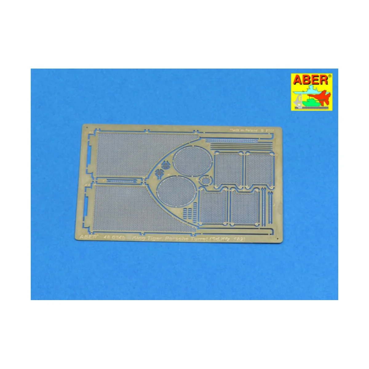 Grilles for King Tiger, 1/48 - Aber Models 48 A27 Grilles for King Tiger, 1/48 - Aber Models 48 A27