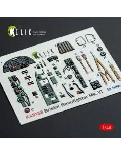 [NO_DESC] Bristol Beaufighter Mk.VI - interior 3D decals for Tamiya... 2