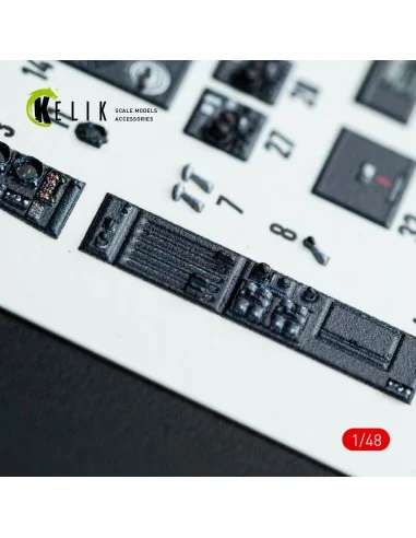 Do-217 K/M - interior 3D decals for ICM kit, 1/48 - Kelik K48142