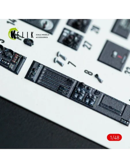 Do-217 K/M - interior 3D decals for ICM kit, 1/48 - Kelik K48142