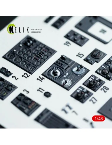 [NO_DESC] Do-217 K/M - interior 3D decals for ICM kit, 1/48 - Kelik...