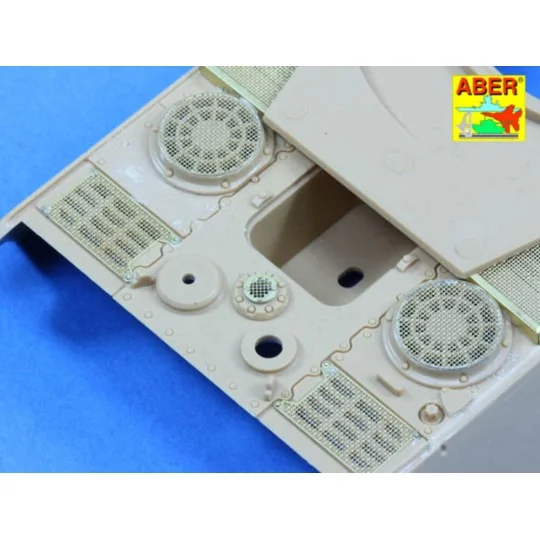 Grilles for King Tiger, 1/48 - Aber Models 48 A28