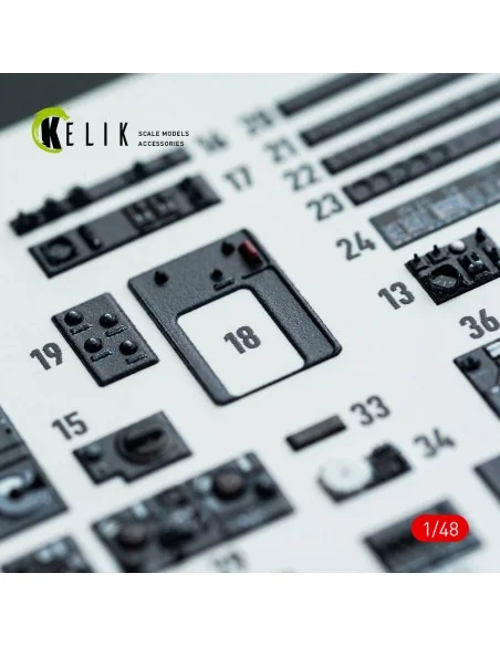 Do-217 K/M - interior 3D decals for ICM kit, 1/48 - Kelik K48142