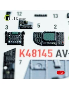AV-8B Harrier - interior 3D decals for Hasegawa kit, 1/48 - Kelik K... 2