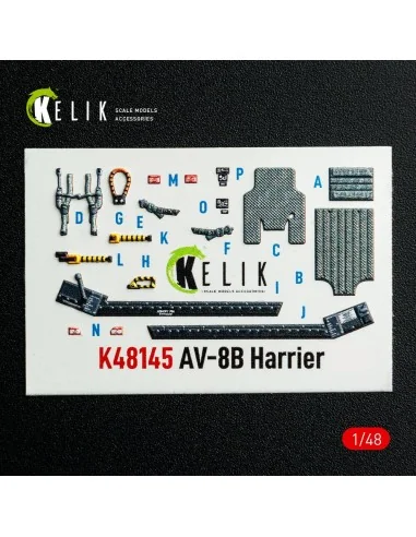 [NO_DESC] AV-8B Harrier - interior 3D decals for Hasegawa kit, 1/48...