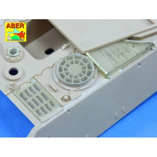 Grilles for King Tiger - Aber Models 48 A28