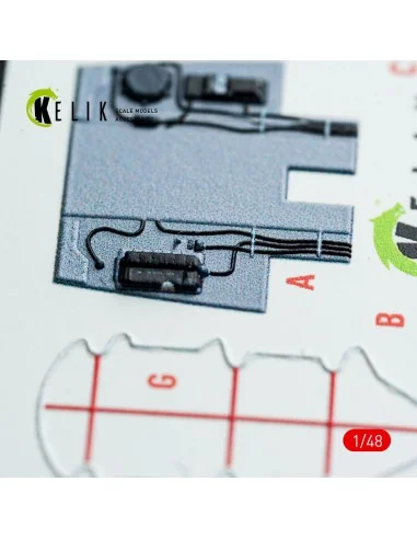 [NO_DESC] AV-8B Harrier - interior 3D decals for Hasegawa kit, 1/48...