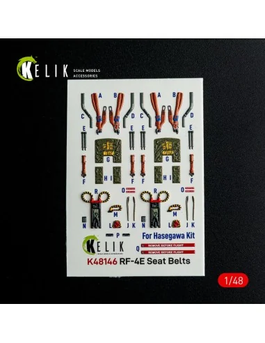 [NO_DESC] RF-4E - interior 3D decals for Hasegawa kit, 1/48 - Kelik...