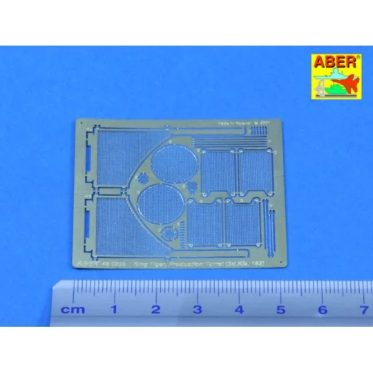 Grilles for King Tiger, 1/48 - Aber Models 48 A28