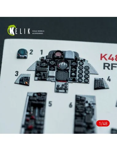 [NO_DESC] RF-4E - interior 3D decals for Hasegawa kit, 1/48 - Kelik...