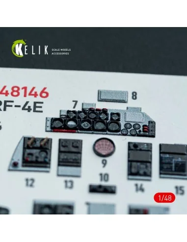 [NO_DESC] RF-4E - interior 3D decals for Hasegawa kit, 1/48 - Kelik...
