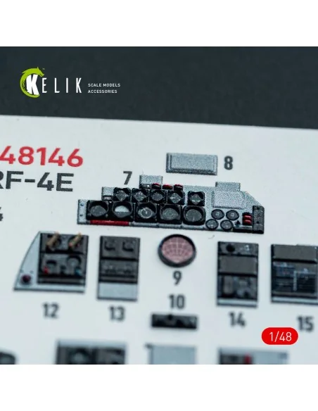 [NO_DESC] RF-4E - interior 3D decals for Hasegawa kit, 1/48 - Kelik...