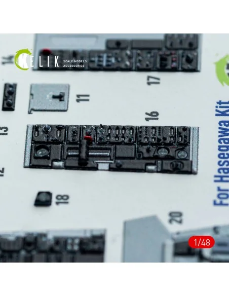 RF-4E - interior 3D decals for Hasegawa kit, 1/48 - Kelik K48146
