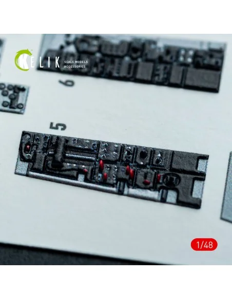 RF-4E - interior 3D decals for Hasegawa kit, 1/48 - Kelik K48146