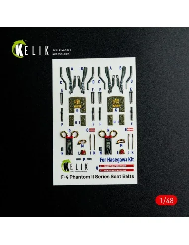 F-4J/S - interior 3D decals for Hasegawa kit, 1/48 - Kelik K48147