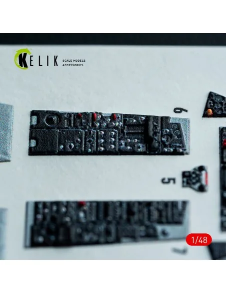 F-4J/S - interior 3D decals for Hasegawa kit, 1/48 - Kelik K48147