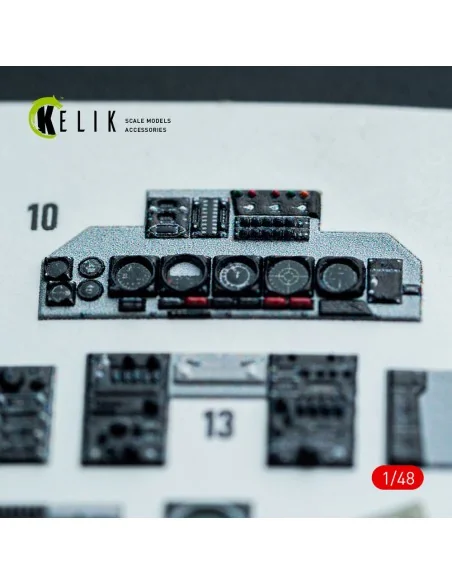 F-4J/S - interior 3D decals for Hasegawa kit, 1/48 - Kelik K48147