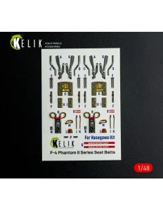 F-4E - interior 3D decals for Hasegawa kit, 1/48 - Kelik K48148 2