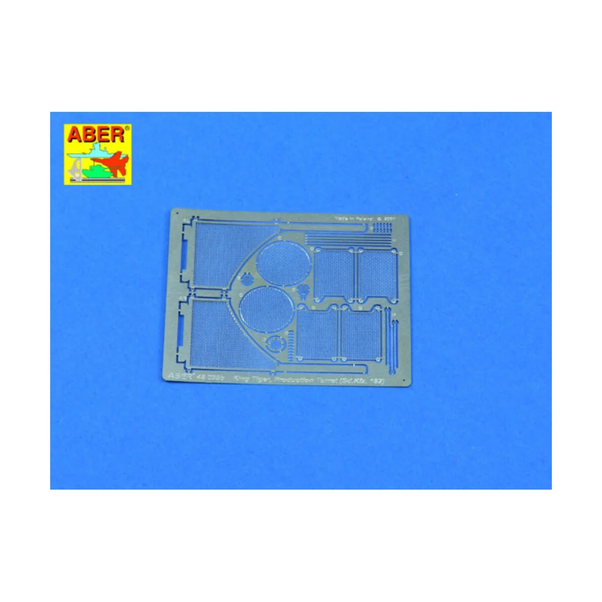 Grilles for King Tiger, 1/48 - Aber Models 48 A28