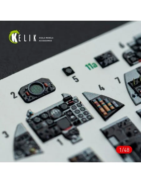 F-4E - interior 3D decals for Hasegawa kit, 1/48 - Kelik K48148
