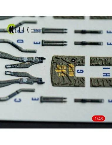 F-4E - interior 3D decals for Hasegawa kit, 1/48 - Kelik K48148