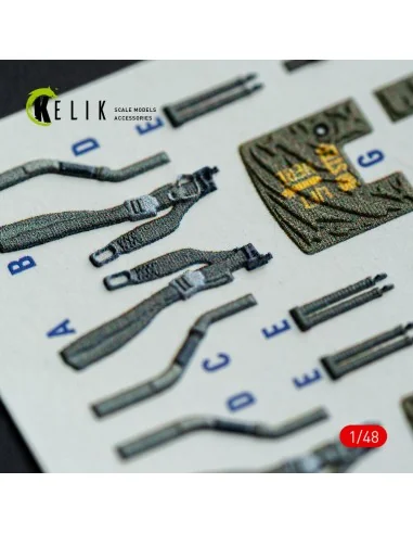 F-4E - interior 3D decals for Hasegawa kit, 1/48 - Kelik K48148