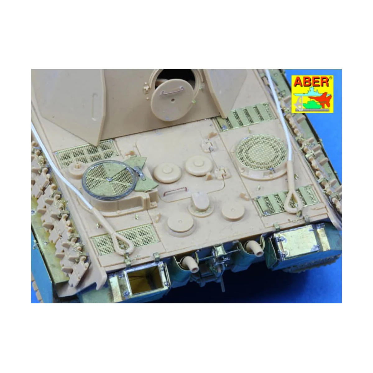 Grilles for Sd.Kfz. 171 Panther, Ausf.G Late model, 1/48 - Aber Mod...