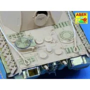 Grilles for Sd.Kfz. 171 Panther, Ausf.G Late model, 1/48 - Aber Mod...