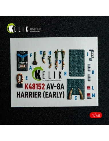[NO_DESC] AV-8A HARRIER (Early) - interior 3D decals for Kinetic ki...