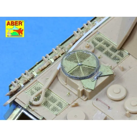 Grilles for Sd.Kfz. 171 Panther, Ausf.G Late model, 1/48 - Aber Mod...