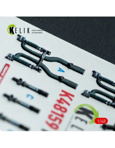 F-14D - interior 3D decals for GWH kit, 1/48 - Kelik K48159