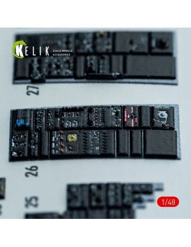 F-14A - interior 3D decals for GWH kit, 1/48 - Kelik K48161