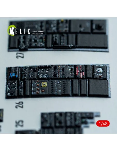 F-14A - interior 3D decals for GWH kit, 1/48 - Kelik K48161