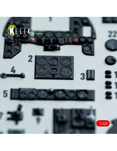 Hampden B.Mk.1 - interior 3D decals for ICM kit, 1/48 - Kelik K48162