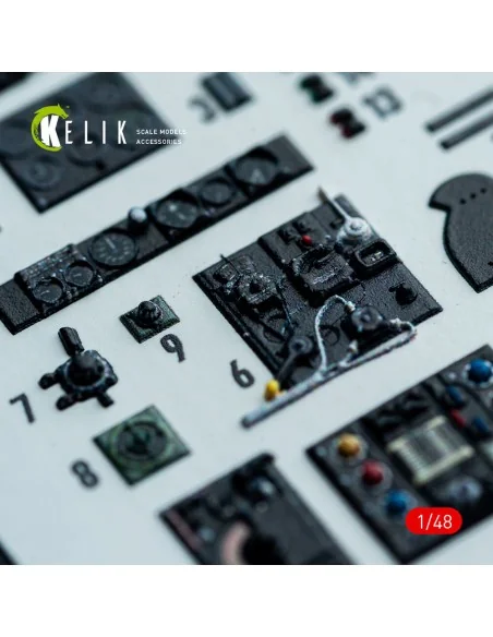 Hampden B.Mk.1 - interior 3D decals for ICM kit, 1/48 - Kelik K48162