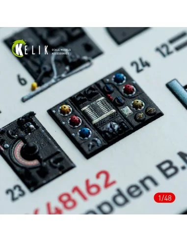 Hampden B.Mk.1 - interior 3D decals for ICM kit, 1/48 - Kelik K48162