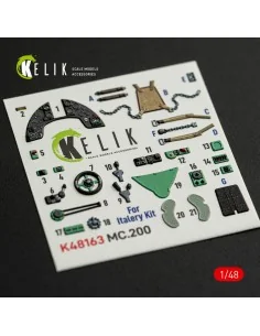 [NO_DESC] MC.200 - interior 3D decals for Italeri kit, 1/48 - Kelik... 2