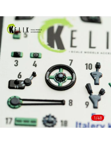 MC.200 - interior 3D decals for Italeri kit, 1/48 - Kelik K48163