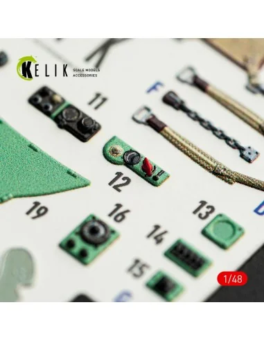 [NO_DESC] MC.200 - interior 3D decals for Italeri kit, 1/48 - Kelik...