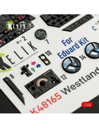 Westland Lysander Mk.III - interior 3D decals for Eduard kit, 1/48 ...